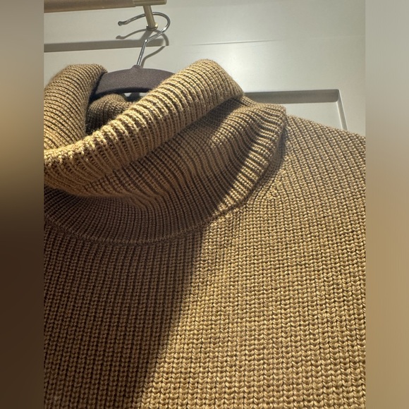 Babaton Aritzia Maclean sweater dress.  Size M.  Like new.  Camel color. - Picture 2 of 6